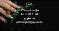 Desktop Screenshot of envynailspa.com